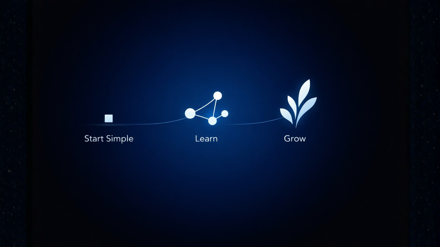 Start Simple to Learn to Grow